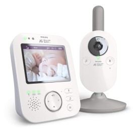 PHILIPS Avent Digital Baby Monitor with Camera and Audio, 3.5 Display Baby Camera Monitor with 2-Way Talk, Night Vision, Temperature, 980ft Range, Video Baby Monitor with No Wi-fi, Lullabies