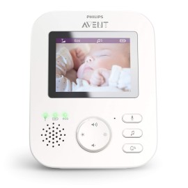 PHILIPS Avent Digital Baby Monitor with Camera and Audio, 3.5 Display Baby Camera Monitor with 2-Way Talk, Night Vision, Temperature, 980ft Range, Video Baby Monitor with No Wi-fi, Lullabies