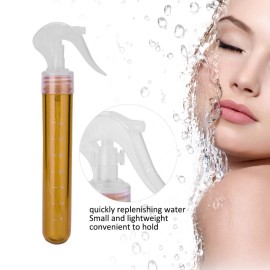 Sonew Hair Spray Bottle, 40ml Ultra Fine Mist Continuous Mister Sprayer, Airless Aerosol Water Dispenser Bottle for Hairdressing, Skin Care, Watering Plants Showering Pets - 5 Colors (small-yellow)