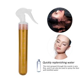 Sonew Hair Spray Bottle, 40ml Ultra Fine Mist Continuous Mister Sprayer, Airless Aerosol Water Dispenser Bottle for Hairdressing, Skin Care, Watering Plants Showering Pets - 5 Colors (small-yellow)