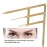 Eyebrow Ruler with Golden Ratio, Stainless Steel Eyebrow Measuring Ruler Eyebrow Caliper, Flexible Removable Ruler, Semi Permanent Eyebrow Tattoo Designing Shaping Tools, Makeup Measure Tool (Glod)