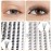 Bodermincer Lash Extension 240pcs C Curl 10D/20D Cluster 8/9/10/11/12mm,10/11/12/13/14mm,12/13/14/15/16mm Mixed Individual Cluster Lashes (10D+20D 8/9/10/11/12mm and Under Eyelashes)