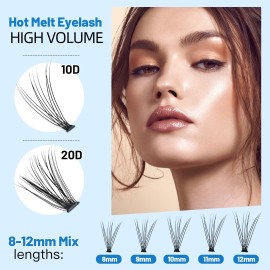 Bodermincer Lash Extension 240pcs C Curl 10D/20D Cluster 8/9/10/11/12mm,10/11/12/13/14mm,12/13/14/15/16mm Mixed Individual Cluster Lashes (10D+20D 8/9/10/11/12mm and Under Eyelashes) Bodermincer Lash Extension 240pcs C Curl 10D/20D Cluster 8/9/10/11/12mm,10/11/12/13/14mm,12/13/14/15/16mm Mixed Individual Cluster Lashes (10D+20D 8/9/10/11/12mm and Under Eyelashes)