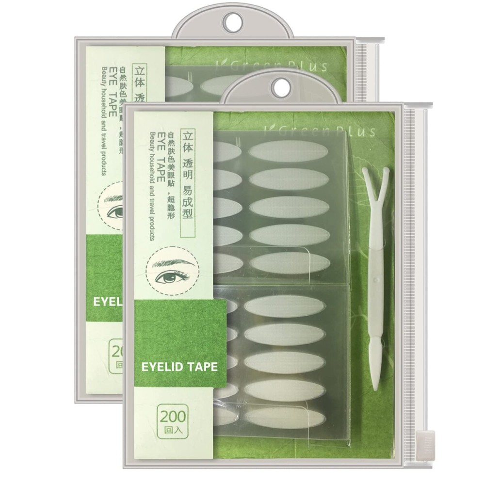 400 Pairs Adhesive Invisible Single Side Eyelid Tape Stickers Makeup Breathable Big Eye Decoration Strips, Instant Eye Lift Without Surgery, Perfect for Uneven Droopy Hooded eyelids