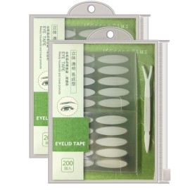 400 Pairs Adhesive Invisible Single Side Eyelid Tape Stickers Makeup Breathable Big Eye Decoration Strips, Instant Eye Lift Without Surgery, Perfect for Uneven Droopy Hooded eyelids