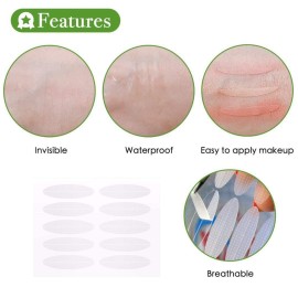 400 Pairs Adhesive Invisible Single Side Eyelid Tape Stickers Makeup Breathable Big Eye Decoration Strips, Instant Eye Lift Without Surgery, Perfect for Uneven Droopy Hooded eyelids