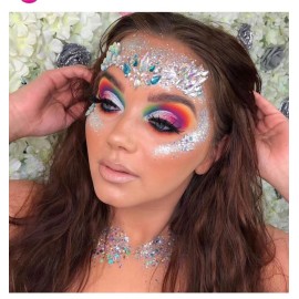 Face Body Gems Jewels Stickers,Body Jewels Stickers Stick on 10 Sets with 6 Boxes Chunky Glitter for Women Makeup Festival Face Body Gems Jewels Stickers,Body Jewels Stickers Stick on 10 Sets with 6 Boxes Chunky Glitter for Women Makeup Festival