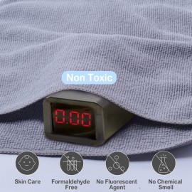 Viviland Baby Washcloths, Super Soft Baby Bath Towels for Newborn 24 Pack, Absorbent Face & Body Wash Cloth for Baby Boy, Blue-Whale Pattern, 9 x 9 inch