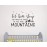 Wall Decal Kids Let Him Sleep for When He Wakes He Will Move Mountains Quote Wall Decals Nursery Stars Wall Decal Vinyl Wall Stickers for Baby Boy Kids Y25 (Small, Black)