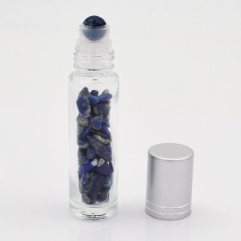 Essential Oil Roller Bottle 10ml w EVA Carrying Travel CaseClear Glass Bottle with silver Cap10packGemstone Roller BallsHealing Crystal Chips InsideOpener)Gemstone Roller Ball Bottles Essential Oil Roller Bottle 10ml w EVA Carrying Travel CaseClear Glass Bottle with silver Cap10packGemstone Roller BallsHealing Crystal Chips InsideOpener)Gemstone Roller Ball Bottles