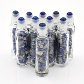 Essential Oil Roller Bottle 10ml w EVA Carrying Travel CaseClear Glass Bottle with silver Cap10packGemstone Roller BallsHealing Crystal Chips InsideOpener)Gemstone Roller Ball Bottles Essential Oil Roller Bottle 10ml w EVA Carrying Travel CaseClear Glass Bottle with silver Cap10packGemstone Roller BallsHealing Crystal Chips InsideOpener)Gemstone Roller Ball Bottles