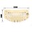 20pcs Metal Snap Clips for Hair Extensions DIY Clip in on Hair Extension Wigs 9 Teeth 32mm 1.2g/pc Black Brown Beige Color (Beige)