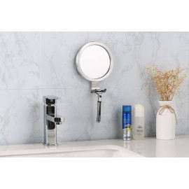 Ettori Shower Mirror Fogless for Shaving with Razor Holder, Powerful Lock Suction Fogless Mirror for Shower Ettori Shower Mirror Fogless for Shaving with Razor Holder, Powerful Lock Suction Fogless Mirror for Shower
