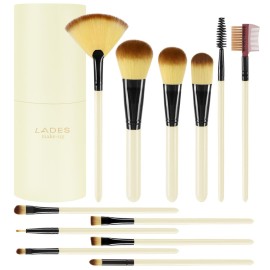 Makeup Brush Set with Case - 12 Pcs Makeup Brush Sets for Foundation Beauty Eyeshadow Blush Powder Concealer Contour Brushes Kit with Black Case Makeup Brush Set with Case - 12 Pcs Makeup Brush Sets for Foundation Beauty Eyeshadow Blush Powder Concealer Contour Brushes Kit with Black Case