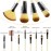 Makeup Brush Set with Case - 12 Pcs Makeup Brush Sets for Foundation Beauty Eyeshadow Blush Powder Concealer Contour Brushes Kit with Black Case