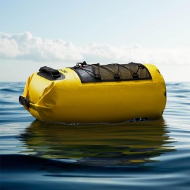 Piscifun Dry Bag, Waterproof Floating Backpack 20L with Waterproof Phone Case for Boating, Kayaking, Fishing, Black 20L