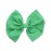 Small Scalloped Edge Bow Hair Clip for Girls- Green