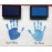 ReignDrop Ink Pad For Baby Footprint & Handprint - Creates Impressive Long Lasting Keepsake Stamp for Infant & Kids. Smudge Proof, Easy to Wipe Off Skin, Safe & Gentle Acid Free(Dark Blue)