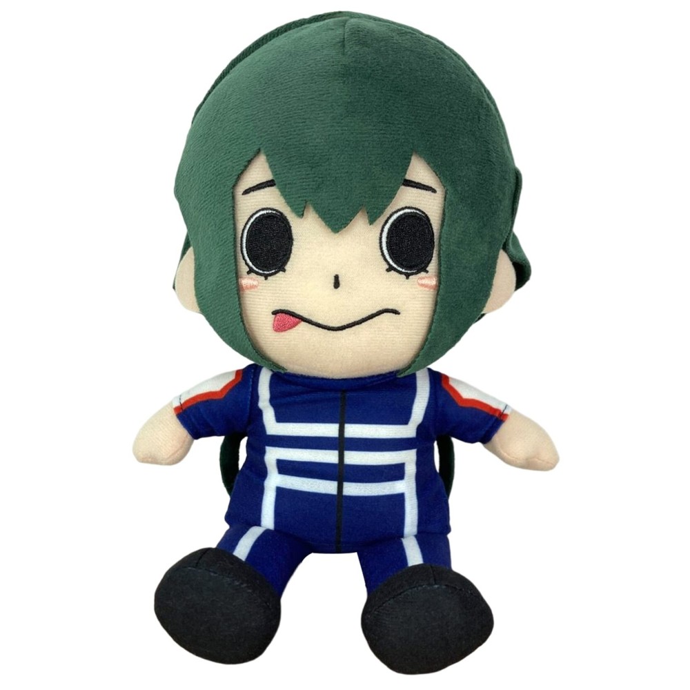 Great Eastern Entertainment My Hero Academia - Tsuyu Sitting Pose Plush 7