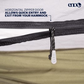 ENO, Eagles Nest Outfitters Guardian SL Bug Net, Hammock Bug Netting, Charcoal