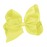 WD2U Girls 6 Classic Style Boutique Grosgrain Hair Bow French Clip Barrette (Lemon Yellow)