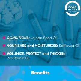 OYA TEXTYLE Volumizing and Texturizing Spray - 250 ml - Adds Lift, Body, and Definition - For All Hair Types, Tones, and Colors - Nourishing, Lightweight Formula for Men and Women