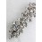 Faship Gorgeous Clear Rhinestone Crystal Flower Barrette Clip