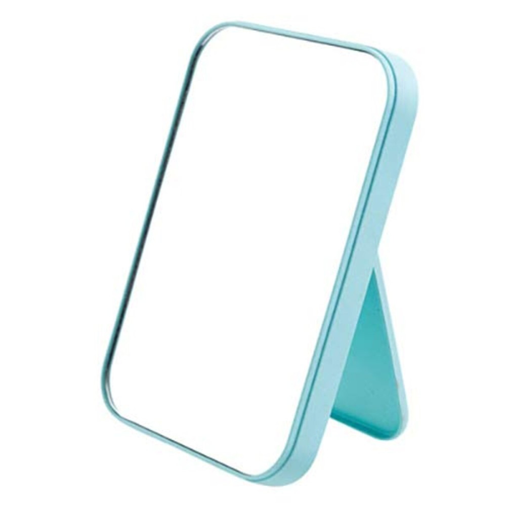 Coobbar Foldable Desktop Princess Mirror - Square, Simple, Portable Makeup Mirror for Women (Green)