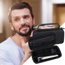 Aproca Hard Travel Storage Case,for Wahl Clipper Stainless Steel Lithium Ion Plus Beard Trimmer Hair Clippers Shavers 9818 / Braun MGK3060 Men\'s Beard Trimmer (Black) Aproca Hard Travel Storage Case,for Wahl Clipper Stainless Steel Lithium Ion Plus Beard Trimmer Hair Clippers Shavers 9818 / Braun MGK3060 Men\'s Beard Trimmer (Black)