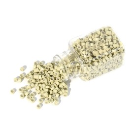 1000pcs Silicone Lined Micro Links Rings Beads Hair Feather Extensions 5.0x3.0x3.0 mm Hair Beads (Blonde) 1000pcs Silicone Lined Micro Links Rings Beads Hair Feather Extensions 5.0x3.0x3.0 mm Hair Beads (Blonde)