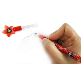 TINYMILLS 24 Pcs Ninjas Multi Point Stackable Push Pencil Assortment with Eraser for Ninja Birthday Party Favor Prize Carnival Goodie Bag Stuffers Classroom Rewards Pinata Fillers