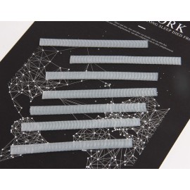 200 Pack Protect Pro Makeup Brush Protector Reusable Expandable Mesh Cover for Eyeshadow Brush