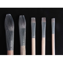 200 Pack Protect Pro Makeup Brush Protector Reusable Expandable Mesh Cover for Eyeshadow Brush