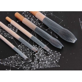 200 Pack Protect Pro Makeup Brush Protector Reusable Expandable Mesh Cover for Eyeshadow Brush