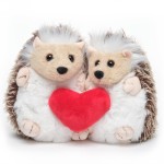 Bearington Hedgehog Stuffed Animal Plush 6 in Ideal for Valentine\'s Gift for Kids