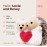 Bearington Hedgehog Stuffed Animal Plush 6 in Ideal for Valentine\'s Gift for Kids
