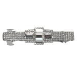Faship Gorgeous Clear Crystal Hair Barrette Clip