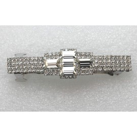 Faship Gorgeous Clear Crystal Hair Barrette Clip