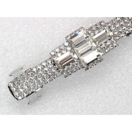 Faship Gorgeous Clear Crystal Hair Barrette Clip