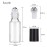 Easytle Essential Oil Roller Bottles 24 Pack 5ml Clear Glass Roller Bottles for Oils (96 Pieces Labels, 2 Opener, 4 Funnels, 4 Dropper) Roll on Bottle with Stainless Steel Roller Balls and Caps