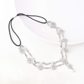 Anglacesmade Bohemian Bridal Head Chain Crystal and Pearl Forehead Band for Wedding Rhinestone Belly Dancer Jewelry Prom Party Festival Head Piece for Women and Girls(Silver) Anglacesmade Bohemian Bridal Head Chain Crystal and Pearl Forehead Band for Wedding Rhinestone Belly Dancer Jewelry Prom Party Festival Head Piece for Women and Girls(Silver)