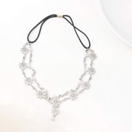 Anglacesmade Bohemian Bridal Head Chain Crystal and Pearl Forehead Band for Wedding Rhinestone Belly Dancer Jewelry Prom Party Festival Head Piece for Women and Girls(Silver) Anglacesmade Bohemian Bridal Head Chain Crystal and Pearl Forehead Band for Wedding Rhinestone Belly Dancer Jewelry Prom Party Festival Head Piece for Women and Girls(Silver)