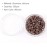 200Pcs Beads Silicone Aluminium Micro Nano Rings 5.0x3.0x3.0 mm Lined For I Tip/Nano Hair Extensions Tool Beads (Brown Color)