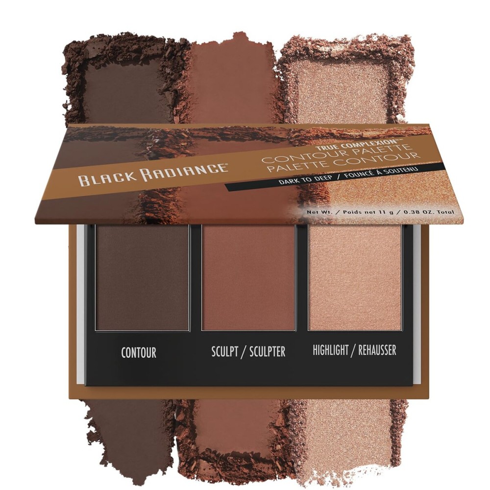 Black Radiance True Complexion Contour Palette, Dark To Deep Black Radiance True Complexion Contour Palette, Dark To Deep