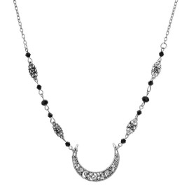 DoubleNine Crescent Moon Drop Pendant Tassels Head Chain Black Beads Bronze Headband Retro Natural Stone Crystal Hair Accessories Headpiece for Women Bride Wedding (Black Large Beads) DoubleNine Crescent Moon Drop Pendant Tassels Head Chain Black Beads Bronze Headband Retro Natural Stone Crystal Hair Accessories Headpiece for Women Bride Wedding (Black Large Beads)