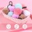 12Pcs Pom Ball Hair Ties, Fluffy Poms Ponytail Holders Velvet Elastic Hair Accessories for Women Girl