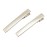 Chenkou Craft 50pcs Prong Hair Clips Alligator Hair Clip DIY Hair Jewelry Craft Dec (Silver, 2 1/8 (55mm))