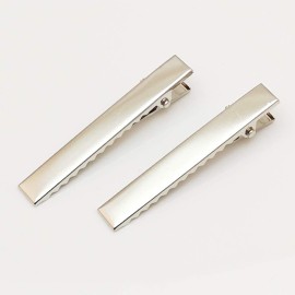 Chenkou Craft 50pcs Prong Hair Clips Alligator Hair Clip DIY Hair Jewelry Craft Dec (Silver, 2 1/8 (55mm)) Chenkou Craft 50pcs Prong Hair Clips Alligator Hair Clip DIY Hair Jewelry Craft Dec (Silver, 2 1/8 (55mm))