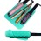 Sygile 11 X 7.5 Large Size Heat Resistant Silicone Travel Mat, Anti-Heat Pad for Hair Straighteners, Hair Rollers, Curling Irons, Flat Irons and Other Hair Styling Tools - Mint Green (Turquoise)