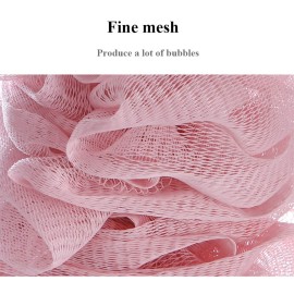 Shower Loofah with Handle for Skin Exfoliating,Shower Brush for Cleaning Body for Men and Women (Blue/Pink)